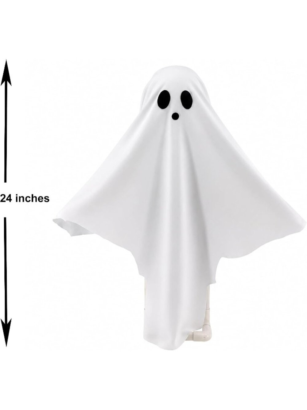 🎃 24 Inch Ghost Ted Halloween Inflatable Motion-Activated Voice Box - Picture 2 of 4